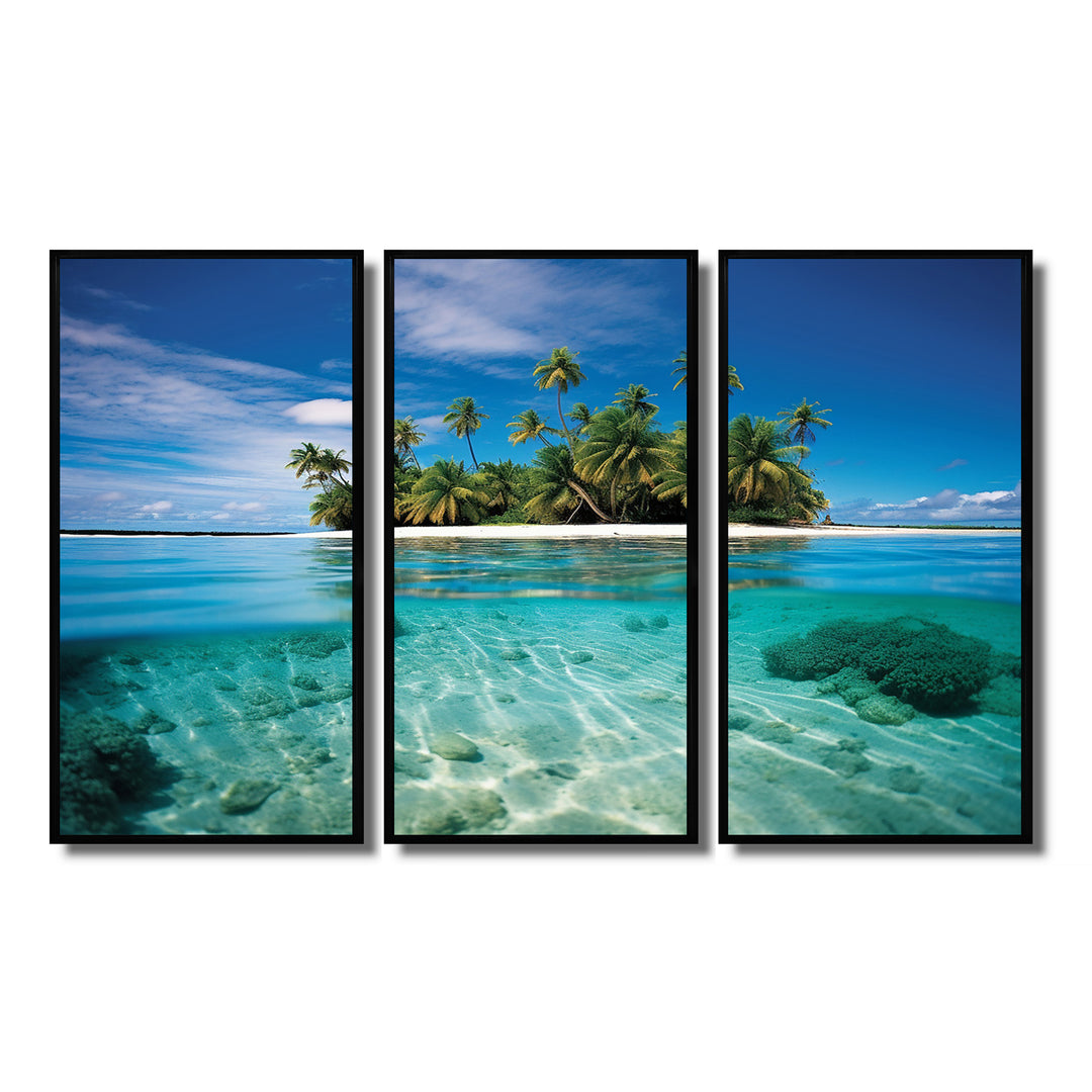 Beach Photo Tropical Escape V - Multi-Panel Canvas Prints