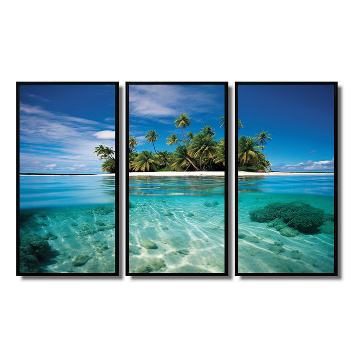 Beach Photo Tropical Escape V - Multi-Panel Canvas Prints