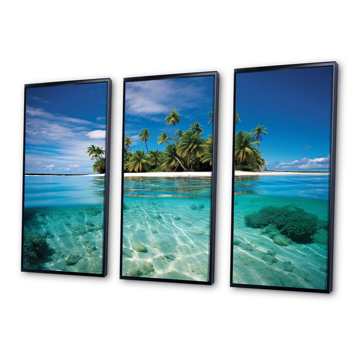 Beach Photo Tropical Escape V - Multi-Panel Canvas Prints