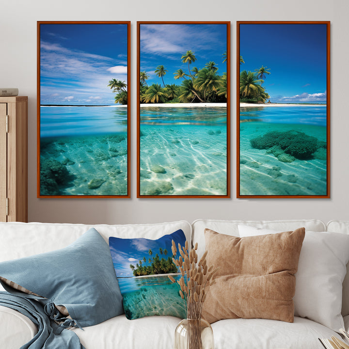 Beach Photo Tropical Escape V - Multi-Panel Canvas Prints