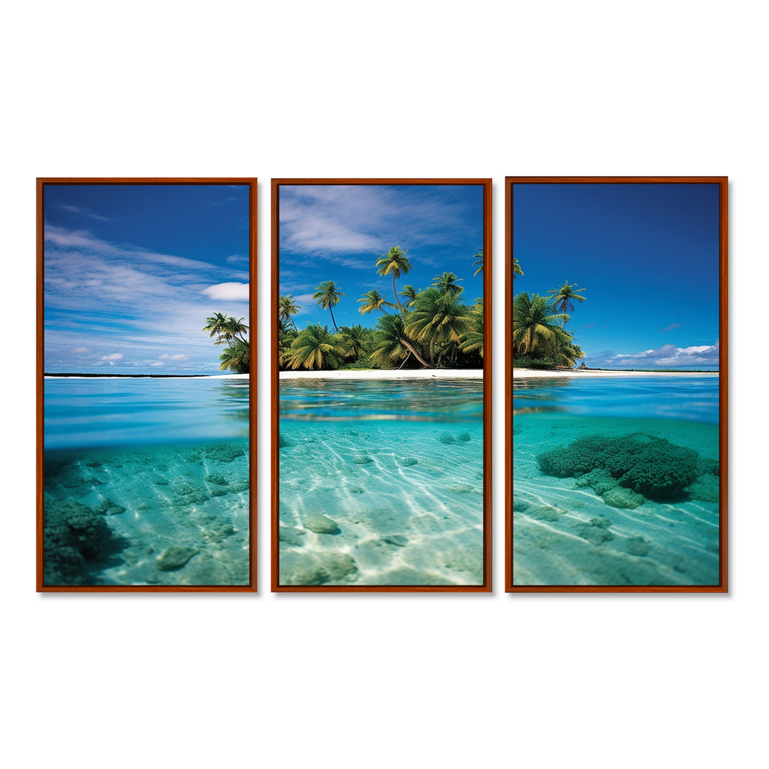 Beach Photo Tropical Escape V - Multi-Panel Canvas Prints