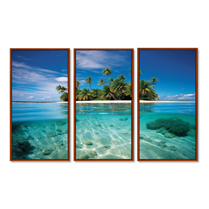 Beach Photo Tropical Escape V - Multi-Panel Canvas Prints