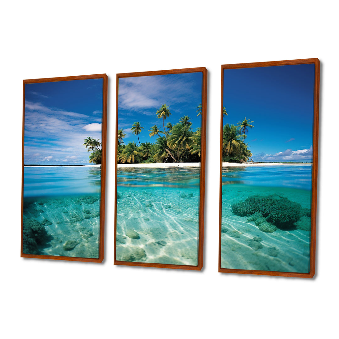 Beach Photo Tropical Escape V - Multi-Panel Canvas Prints