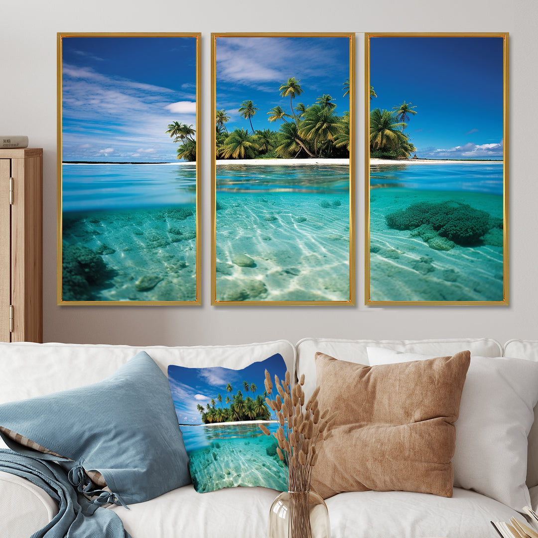 Beach Photo Tropical Escape V - Multi-Panel Canvas Prints
