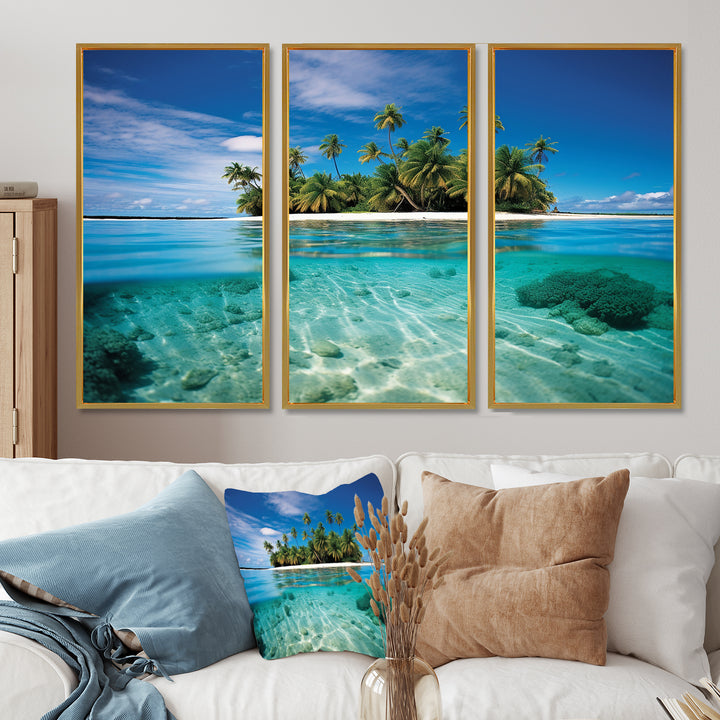 Beach Photo Tropical Escape V - Multi-Panel Canvas Prints