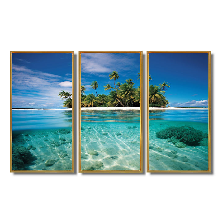 Beach Photo Tropical Escape V - Multi-Panel Canvas Prints