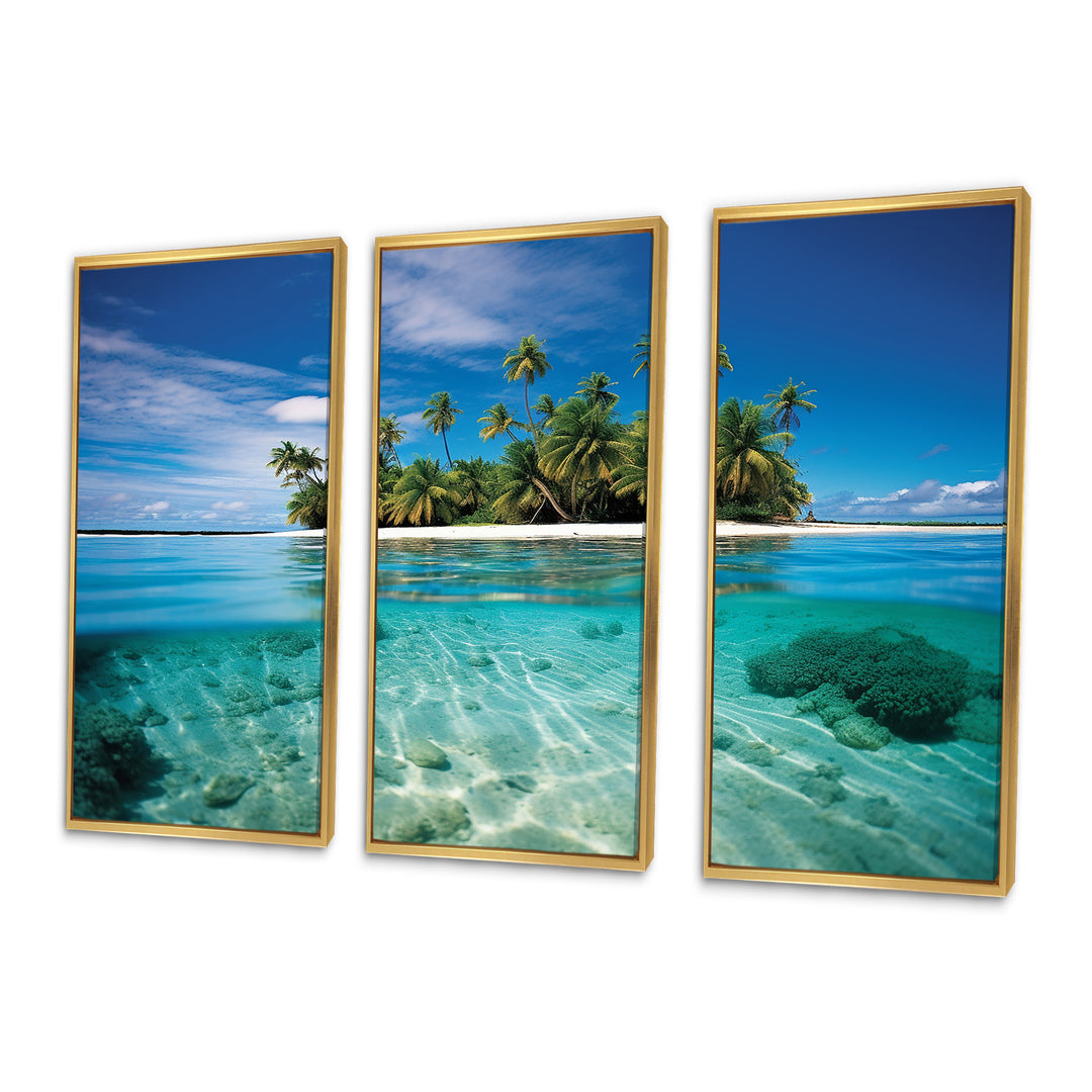 Beach Photo Tropical Escape V - Multi-Panel Canvas Prints