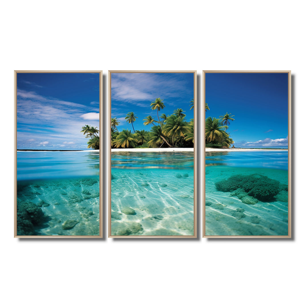 Beach Photo Tropical Escape V - Multi-Panel Canvas Prints