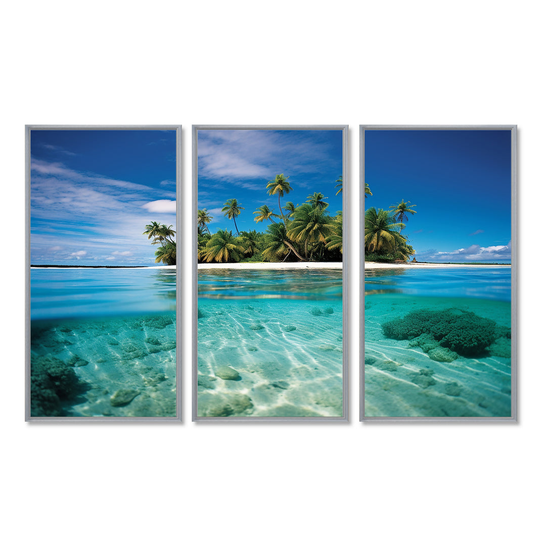 Beach Photo Tropical Escape V - Multi-Panel Canvas Prints