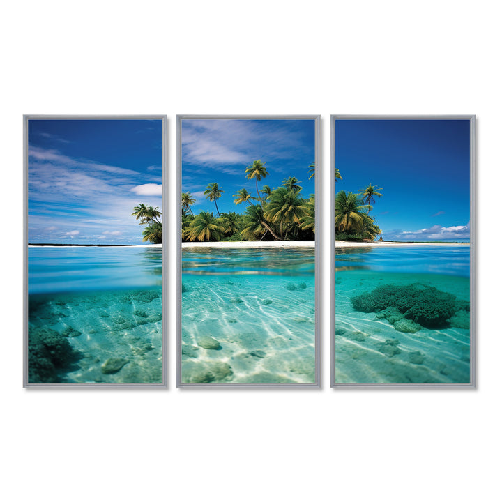 Beach Photo Tropical Escape V - Multi-Panel Canvas Prints