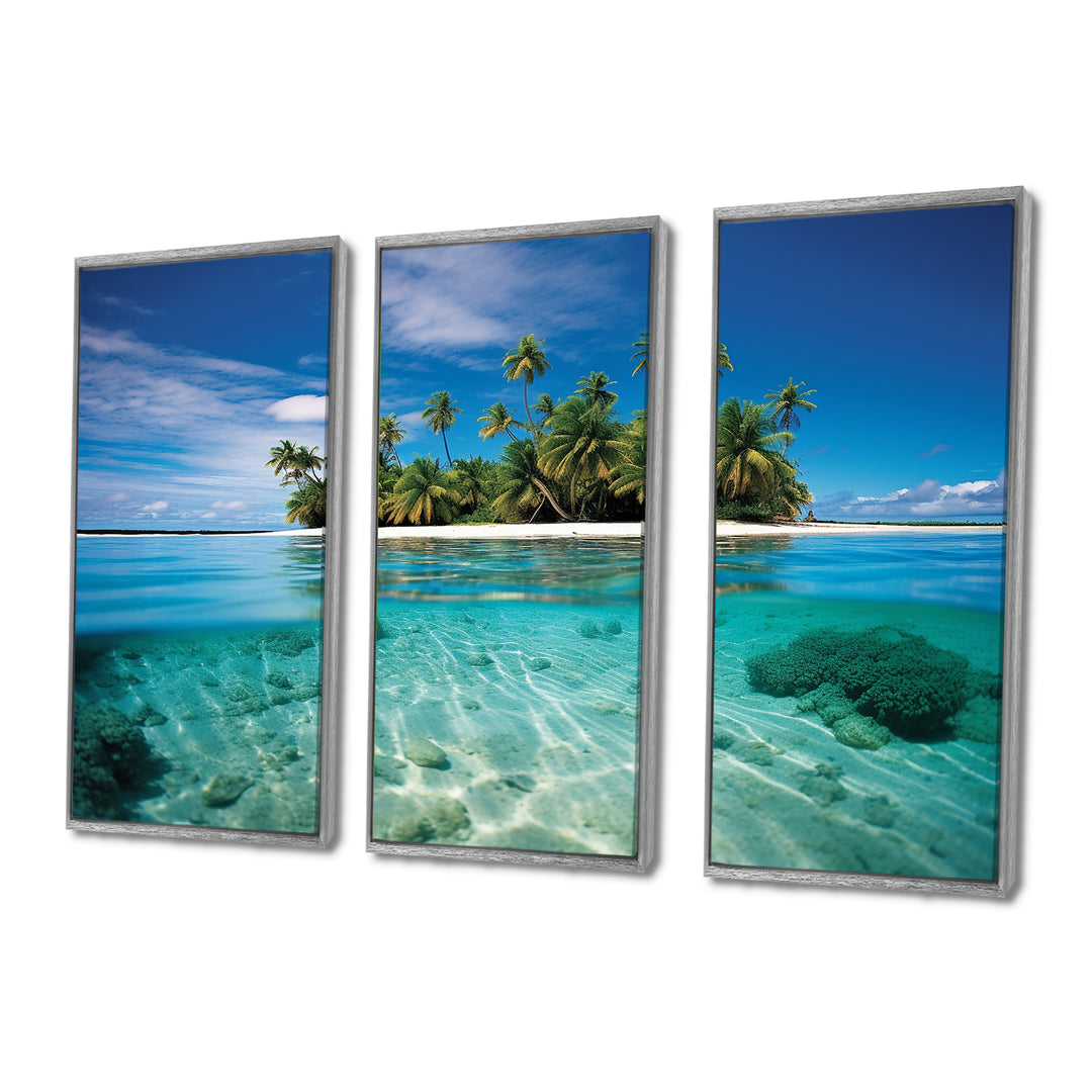 Beach Photo Tropical Escape V - Multi-Panel Canvas Prints