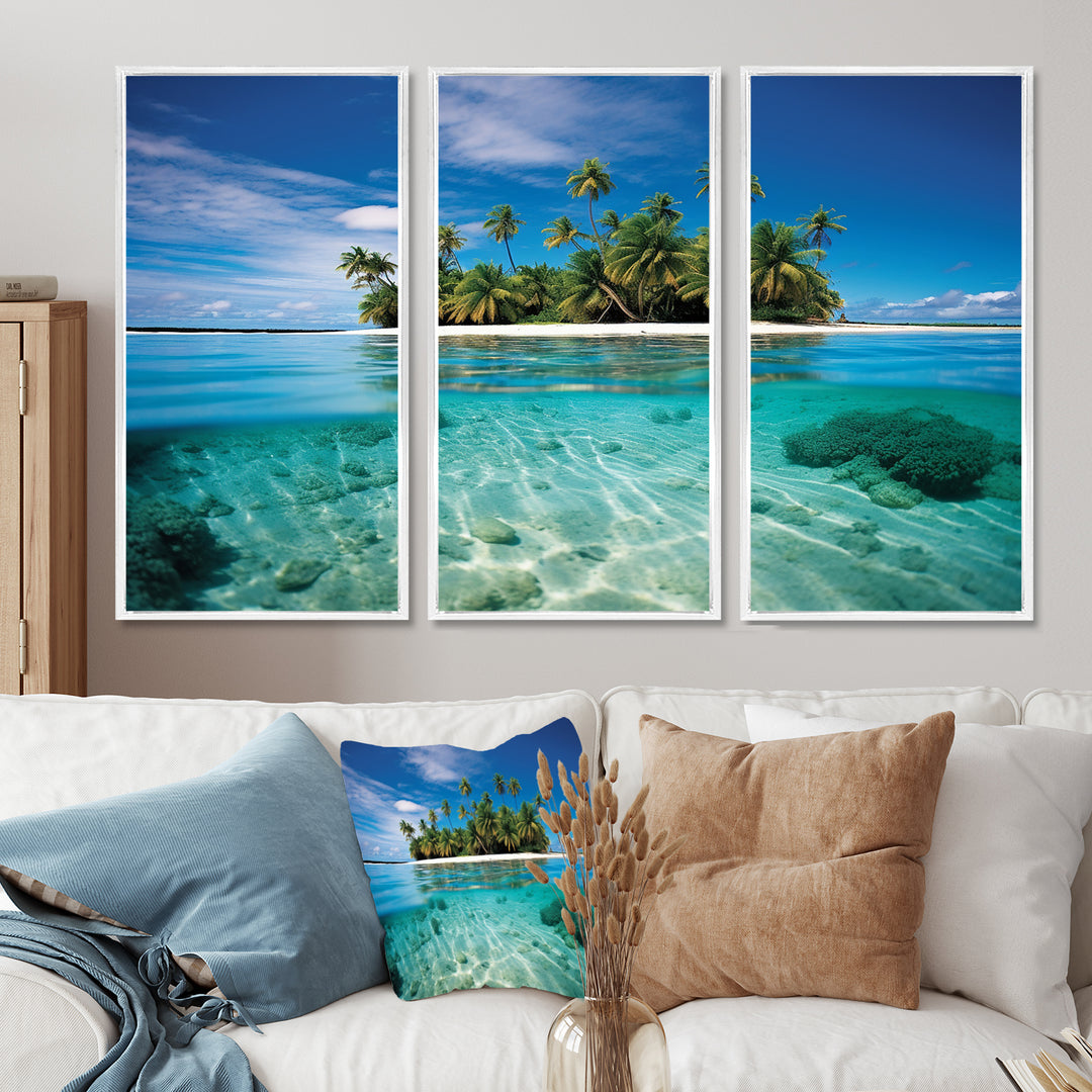 Beach Photo Tropical Escape V - Multi-Panel Canvas Prints