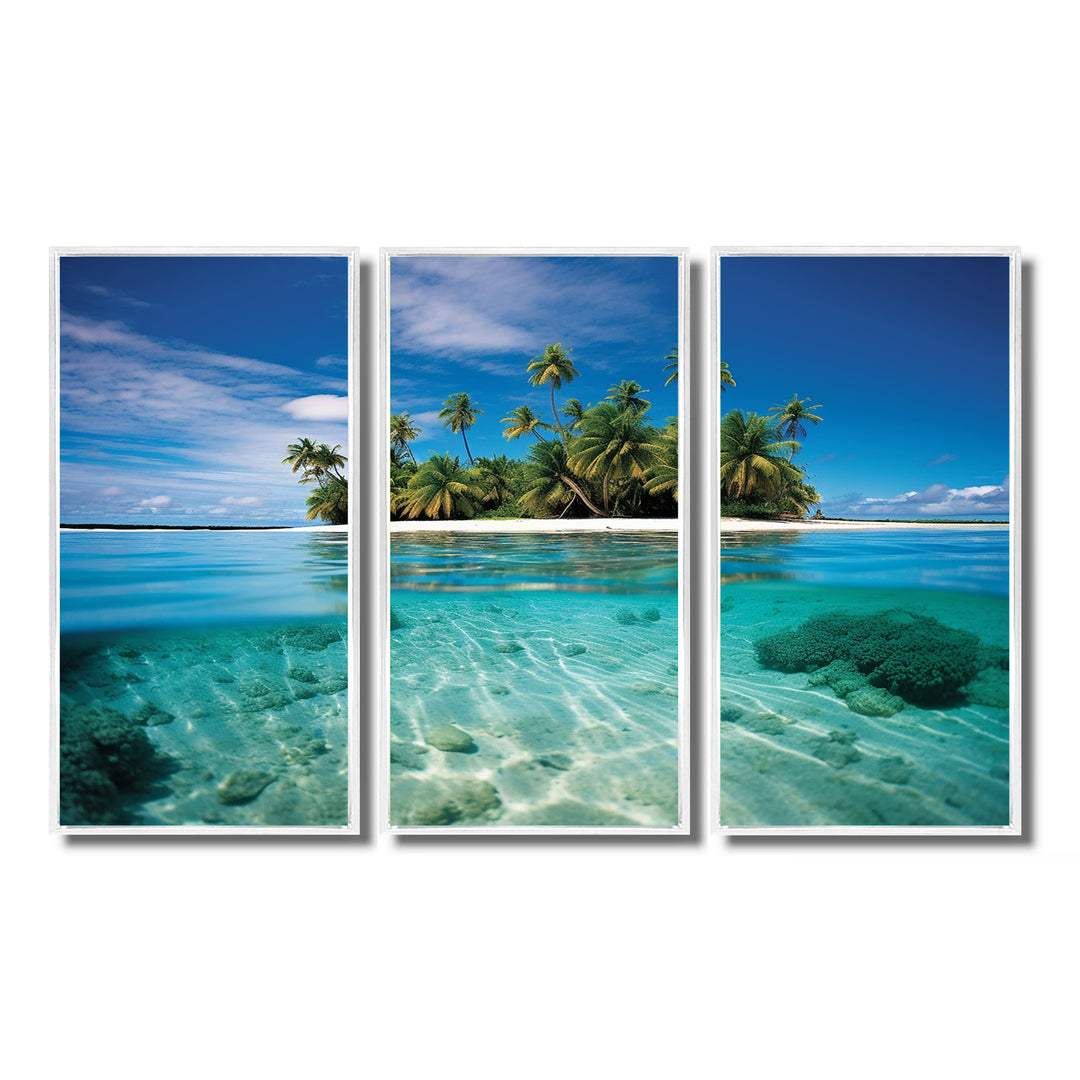 Beach Photo Tropical Escape V - Multi-Panel Canvas Prints