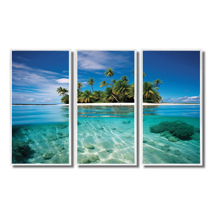 Beach Photo Tropical Escape V - Multi-Panel Canvas Prints