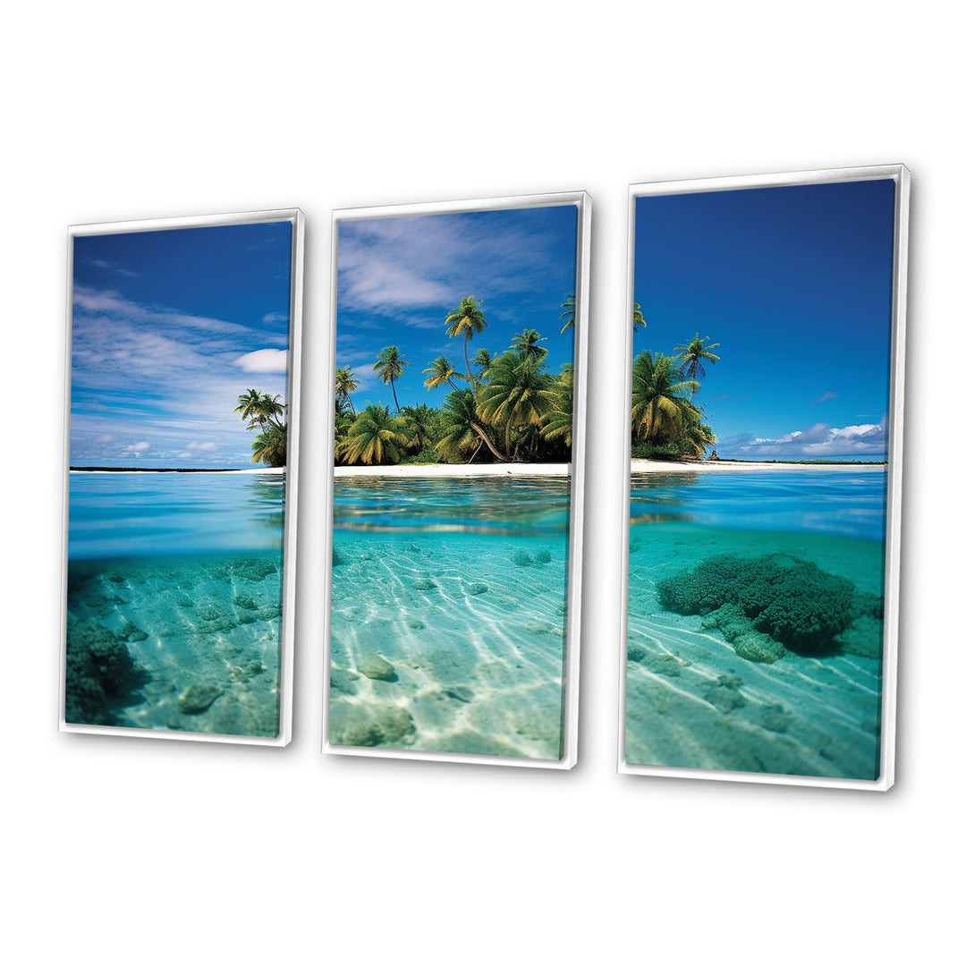 Beach Photo Tropical Escape V - Multi-Panel Canvas Prints