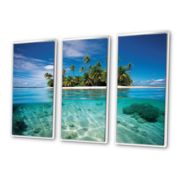 Beach Photo Tropical Escape V - Multi-Panel Canvas Prints