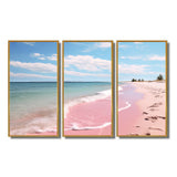 Pink Minimalism Beach Landscape I - Multi-Panels