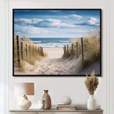 Tranquility Path To Dune Beach I - Beach Canvas Wall Art