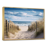 Tranquility Path To Dune Beach I - Beach Canvas Wall Art