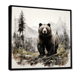 Bear Wild Majesty II - Animals Canvas Wall Art