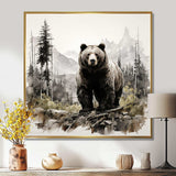 Bear Wild Majesty II - Animals Canvas Wall Art