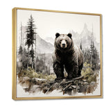 Bear Wild Majesty II - Animals Canvas Wall Art