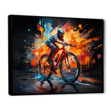 Bicycle Abstract Fusion An - Bicycle Canvas Wall Art