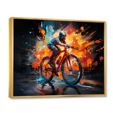 Bicycle Abstract Fusion An - Bicycle Canvas Wall Art