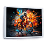 Bicycle Abstract Fusion An - Bicycle Canvas Wall Art