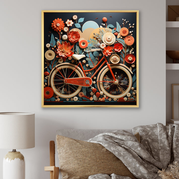 Bicycle  Bliss I - Bicycle Canvas Wall Art