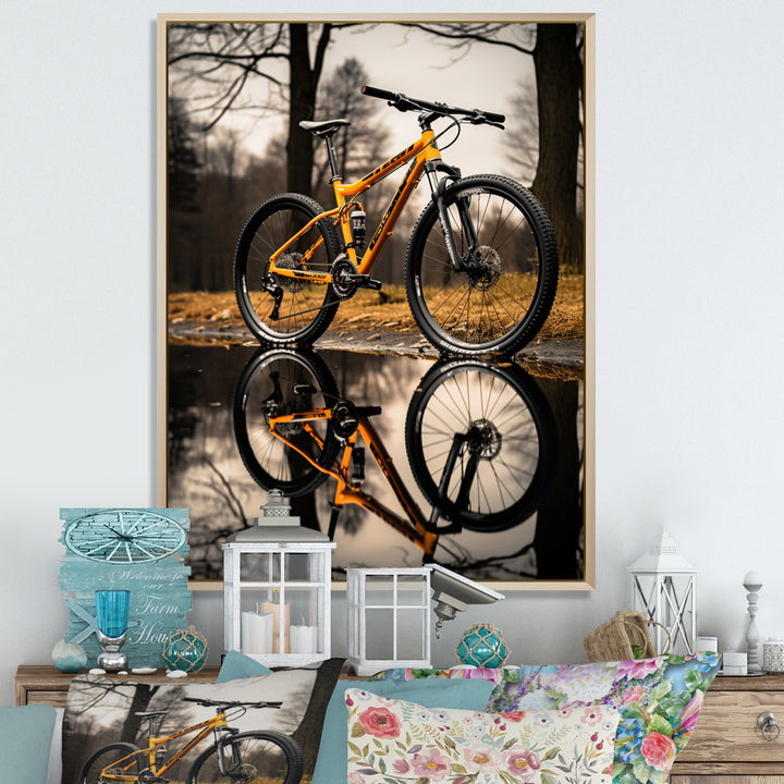 Bicycle  Reflections I - Bicycle Canvas Wall Art