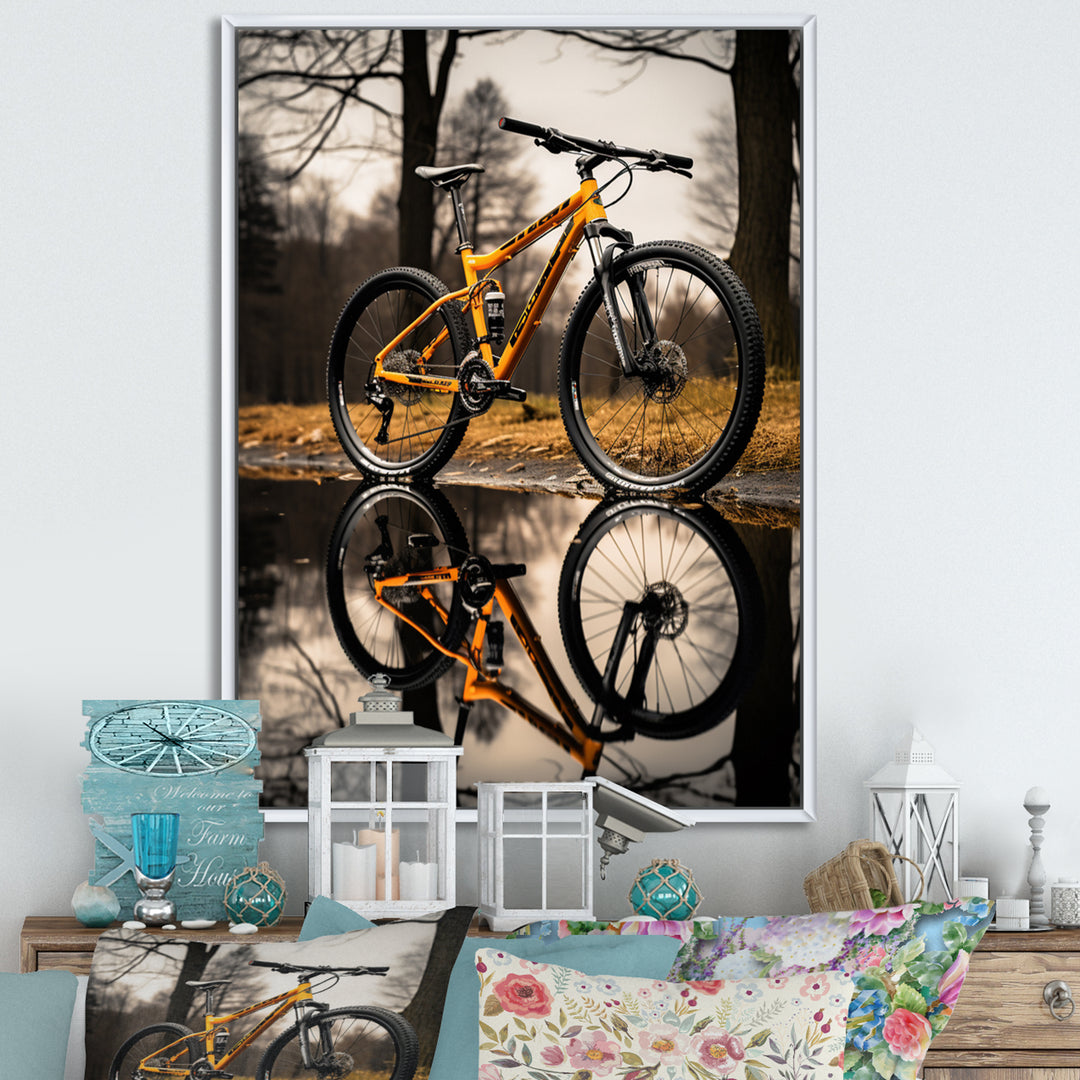 Bicycle  Reflections I - Bicycle Canvas Wall Art
