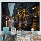 Bicycle City Cycling - Bicycle Canvas Wall Art