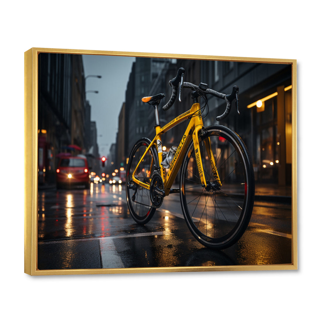 Bicycle City Cycling - Bicycle Canvas Wall Art
