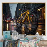 Bicycle City Cycling - Bicycle Canvas Wall Art
