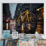 Bicycle City Cycling - Bicycle Canvas Wall Art