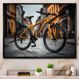 Bicycle Cityscape Escape - Bicycle Canvas Wall Art
