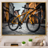 Bicycle Cityscape Escape - Bicycle Canvas Wall Art