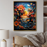 Bicycle Colorful Ride - Bicycle Canvas Wall Art