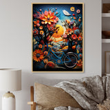 Bicycle Colorful Ride - Bicycle Canvas Wall Art