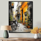 Bicycle Cycle City - Bicycle Canvas Wall Art