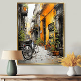 Bicycle Cycle City - Bicycle Canvas Wall Art