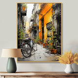 Bicycle Cycle City - Bicycle Canvas Wall Art