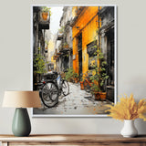Bicycle Cycle City - Bicycle Canvas Wall Art