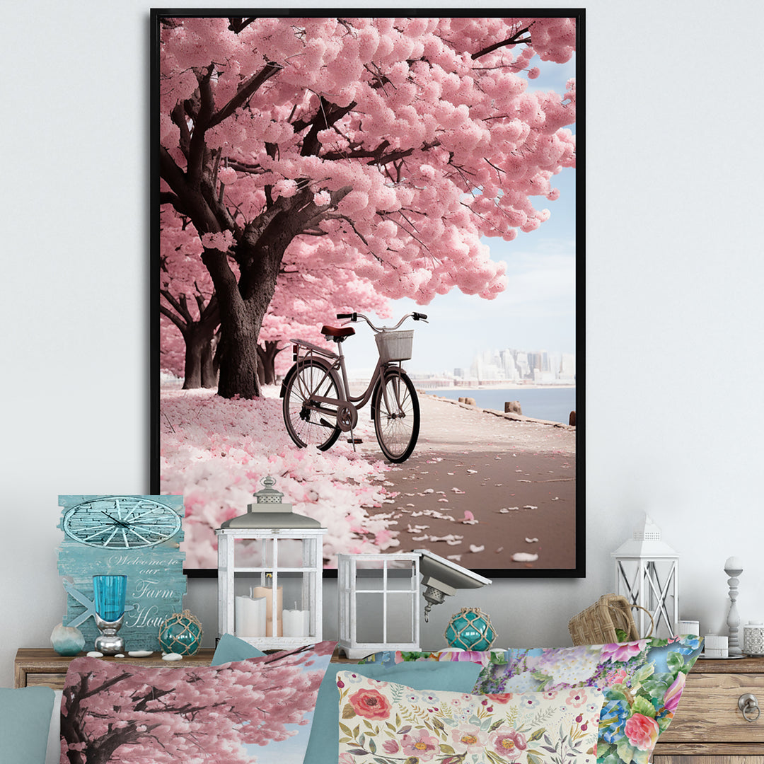 Bicycle Cycle Of Life I - Bicycle Canvas Wall Art