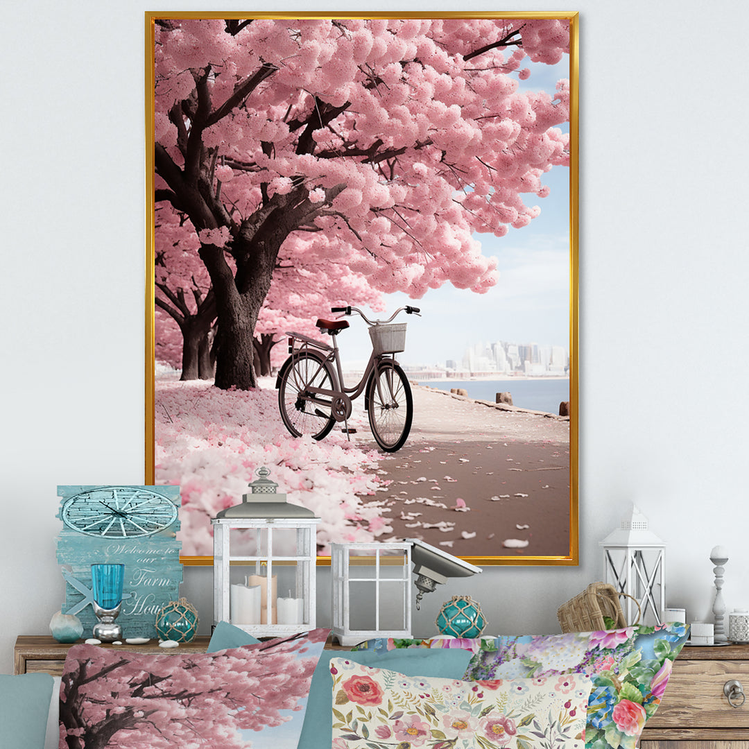 Bicycle Cycle Of Life I - Bicycle Canvas Wall Art