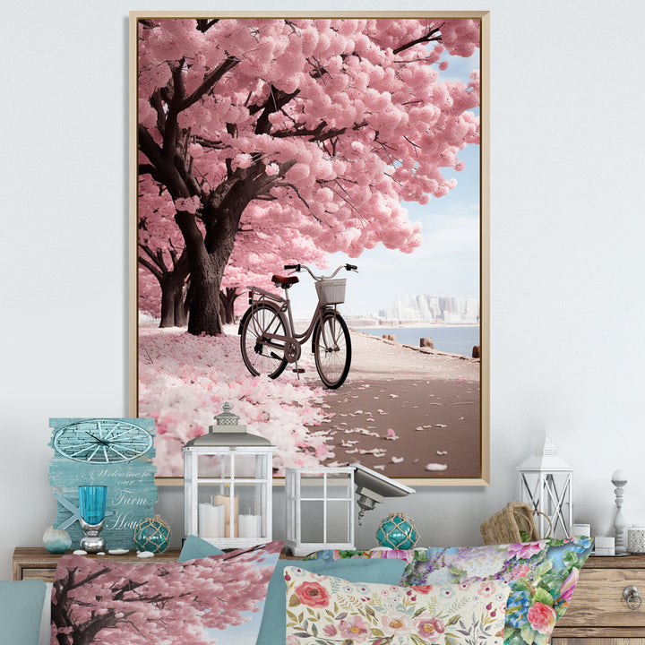 Bicycle Cycle Of Life I - Bicycle Canvas Wall Art