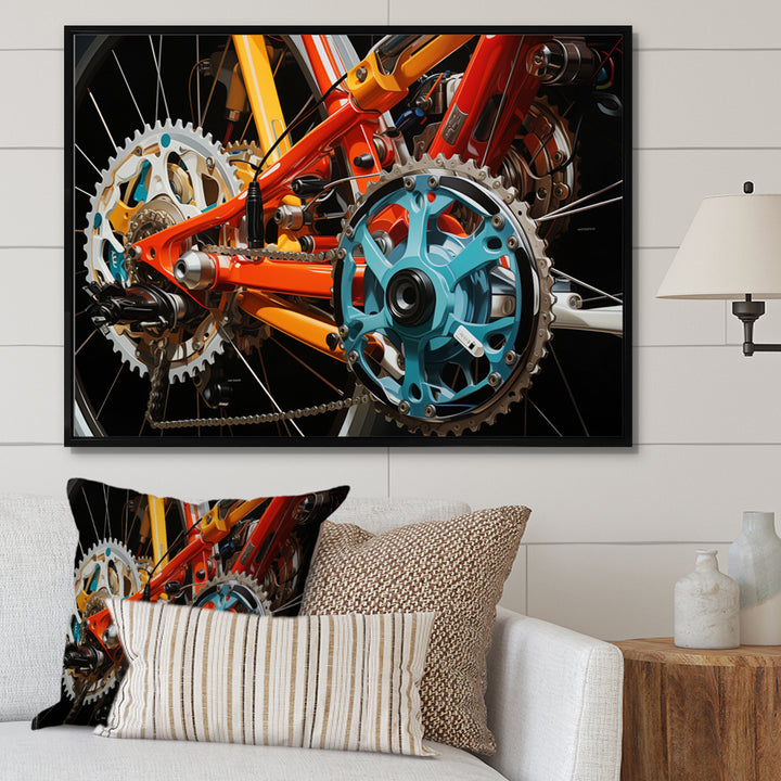 Bicycle Dynamic Perspectives - Bicycle Canvas Wall Art