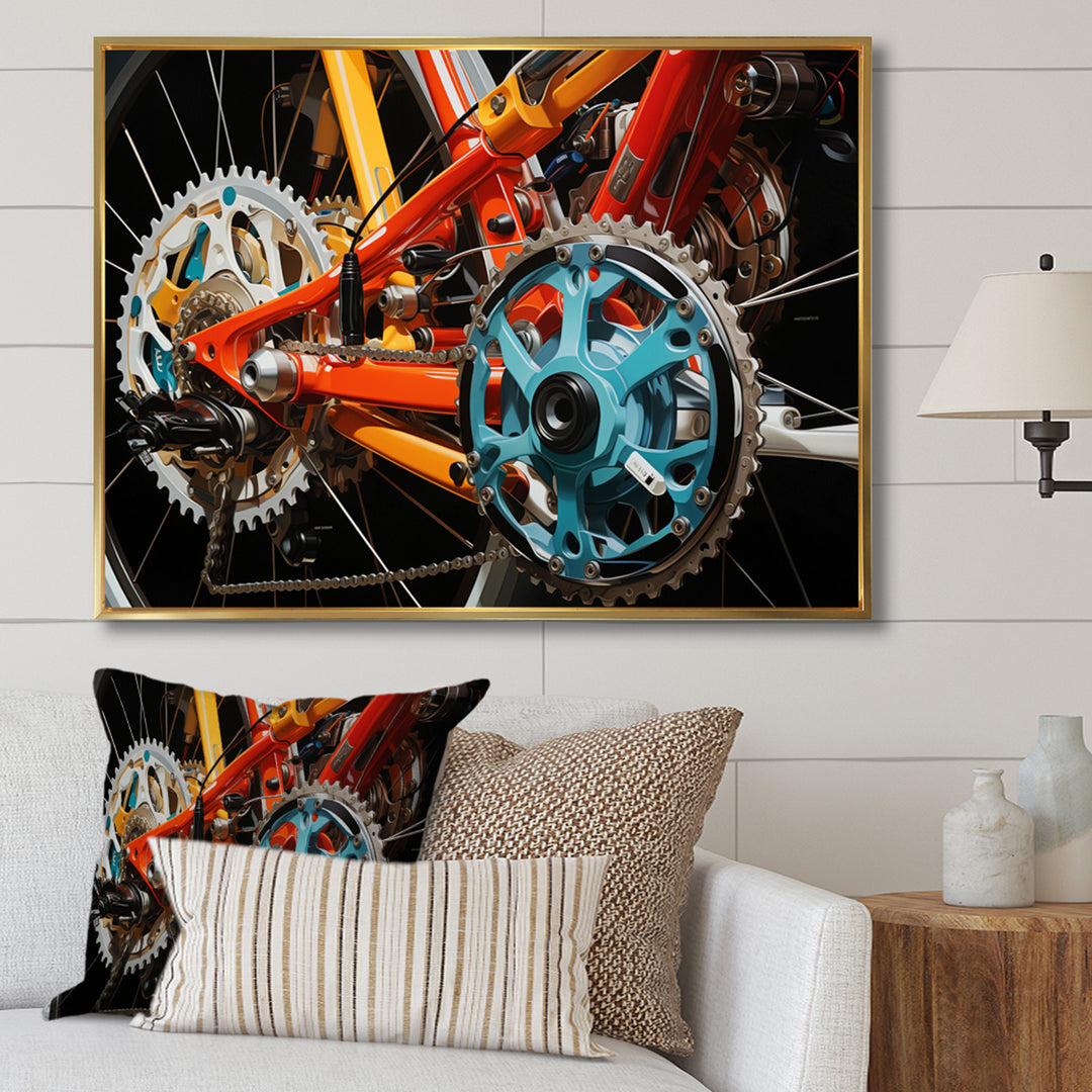 Bicycle Dynamic Perspectives - Bicycle Canvas Wall Art