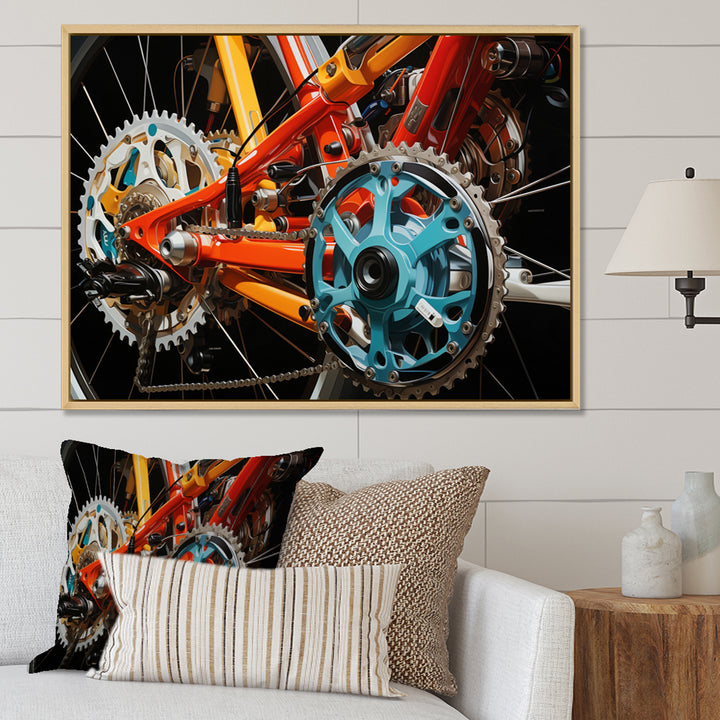 Bicycle Dynamic Perspectives - Bicycle Canvas Wall Art